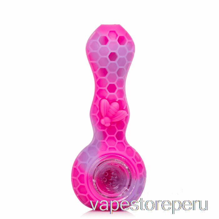 Vape Recargable Stratus Bee Cuchara De Silicona Chicle (magenta / Morado)